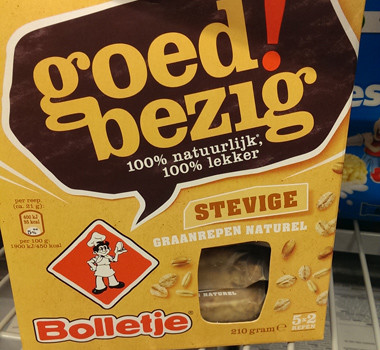 Bolletje niet echt “Goed Bezig” met energie repen Bolletje niet echt “Goed Bezig” met energie repen