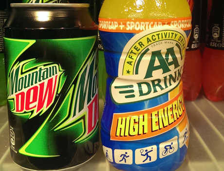 Mountain Dew, AA Drink & Red Bull – Alles voor je suiker infuus