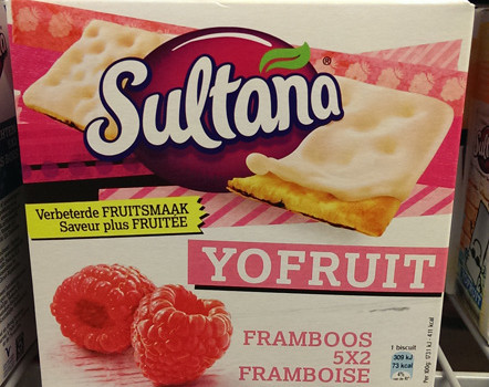 Sultana Yofruit Framboos – Minimaal fruit, maximale suiker